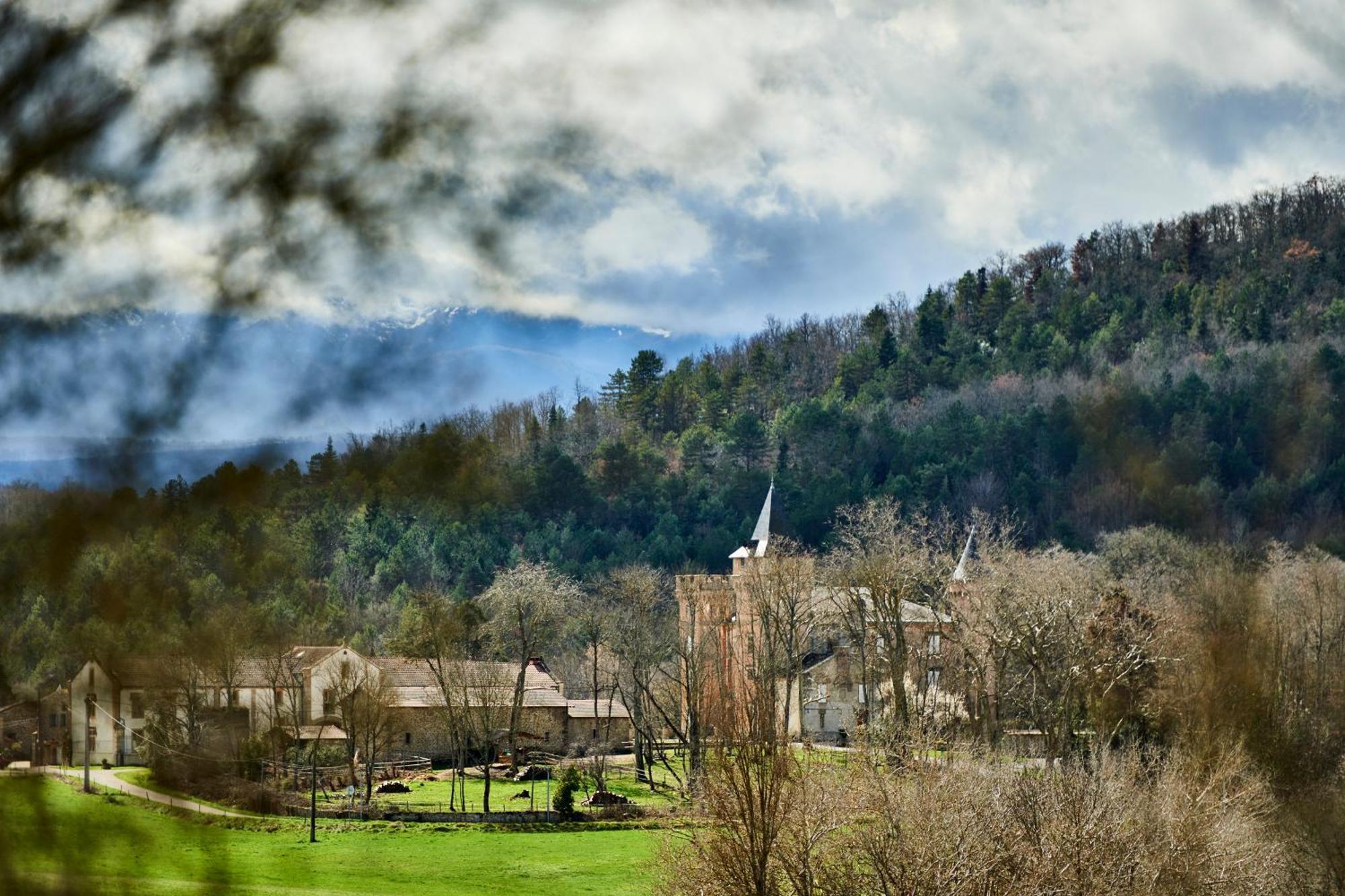 Chateau De Sibra Lagarde (Ariege) Exterior foto